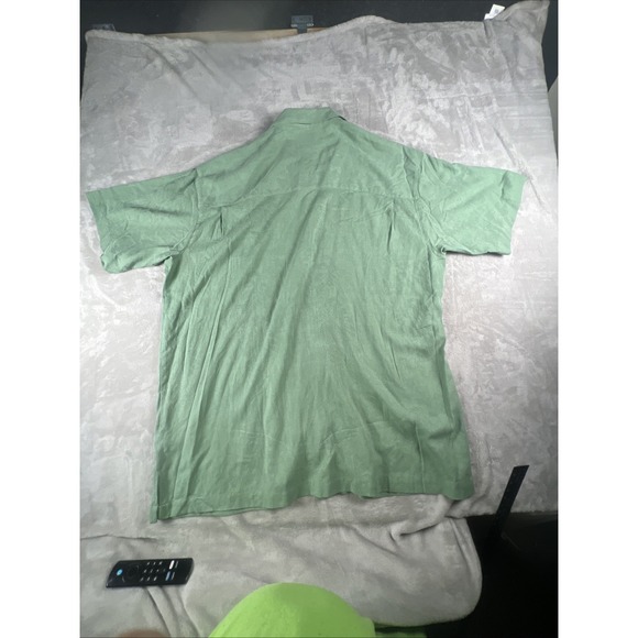 Tropical Hawaiian Men's Shirt Joe Marlin Solid Comfort Fit Design Material XLT - Picture 5 of 6